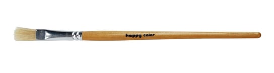 Pędzel, szczecina, płaski nr 12, Happy Color Happy Color