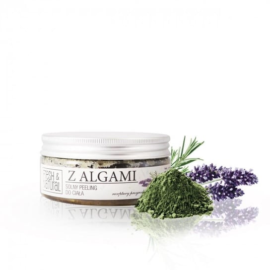 Peeling solny do ciała z ALGAMI 250 g Fresh & Natural Fresh & Natural
