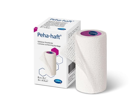 Peha-Haft Latex Free, opaska elastyczna, 4m x 8cm, 1 sztuka Hartmann