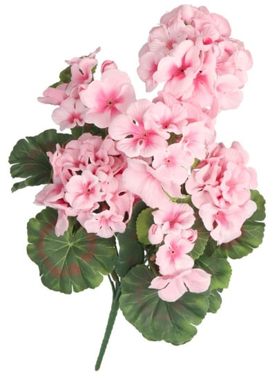 Pelargonia Duża Gęsta Bukiet Sztuczne Kwiaty 48cm Inna marka