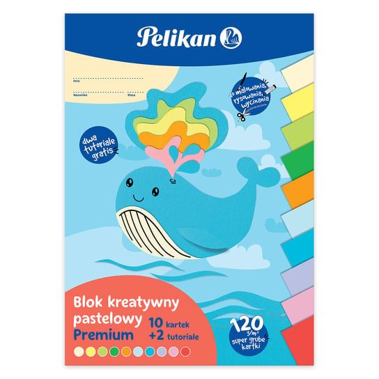 Pelikan, Blok kreatywny pastelowy A4 premium Pelikan