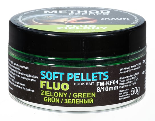 Pellet haczykowy Jaxon Soft Pellets Fluo 8/10mm Jaxon