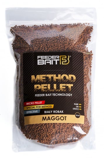 Pellet Method Feeder Bait Maggot Biały Robak 2 mm 800 g Inna marka