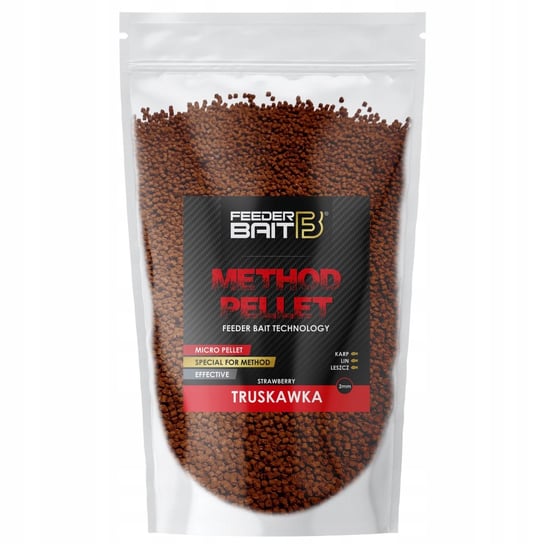 Pellet Zanętowy Feeder Bait Truskawka 2 Mm 800 G Inna marka