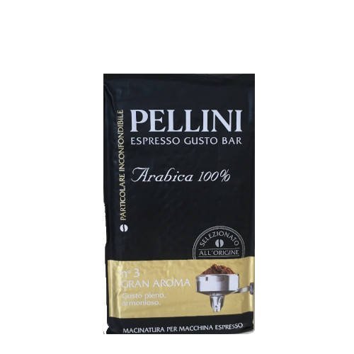 Pellini n'3 Gran Aroma 100% Arabica kawa mielona 250g Pellini