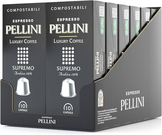 Pellini Supremo - Kapsułki Do Ekspresów Nespresso - zestaw 12x10szt Pellini