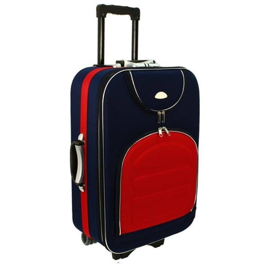 Pellucci, mała kabinowa walizka, granatowo-czerwona, 801 S PELLUCCI