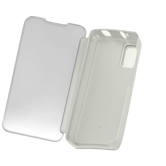 Pełna obudowa do Xiaomi Poco M3 z klapką Translucent Mirror Design - srebrna Avizar
