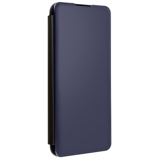 Pełne etui do Samsunga Galaxy S21 z klapką Translucent Mirror Design - czarne Avizar