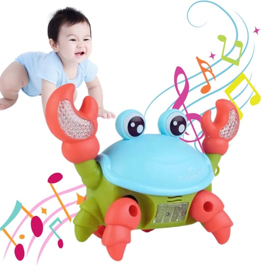 Pełzający Krab Interaktywny Zabawka Dla Dzieci Dźwięk Muzyka Do Raczkowania Inna marka
