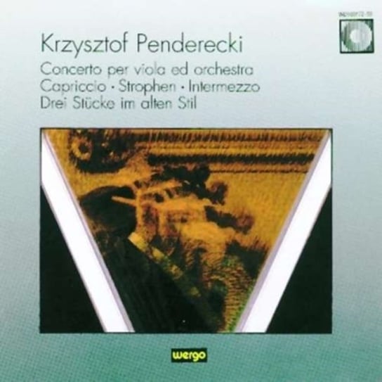 Penderecki: Concerto Per Viola Ed Orchestra Orkiestra Kameralna Polskiego Radia Amadeus, Zimmermann Tabea, Pędziałek Mariusz, Szwajgier Olga