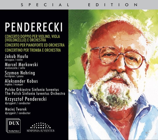 Penderecki: Koncerty Polska Orkiestra Sinfonia Iuventus, Haufa Jakub, Markowski Marcel, Nehring Szymon, Kobus Aleksander