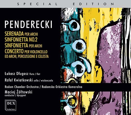 Penderecki: Serenada, Sinfonietta,  Concerto per Viola Radomska Orkiestra Kameralna, Długosz Łukasz, Kwiatkowski Rafał