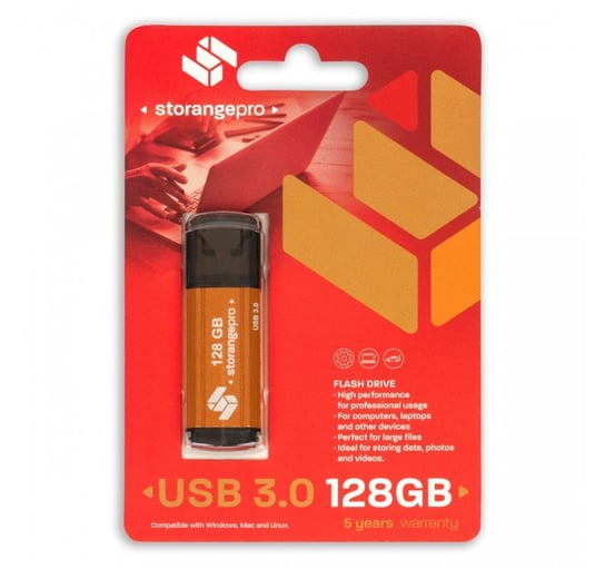 PENDRIVE 128GB STORANGE/MEDIARANGE STORANGE