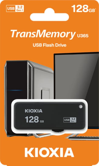 Pendrive 128GB USB 3.2 KIOXIA Yamabiko U365 Black (38527777 ) Kioxia