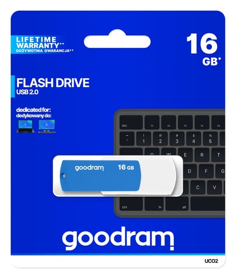 Pendrive 16GB USB 2.0 GOODRAM UCO2 Mix UCO2-0160MXR11 GoodRam