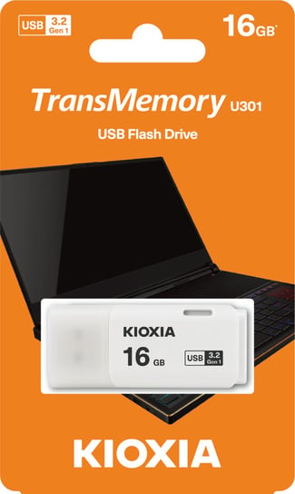 Pendrive 16GB USB 3.2 KIOXIA Hayabusa U301 White (38527548 ) Kioxia