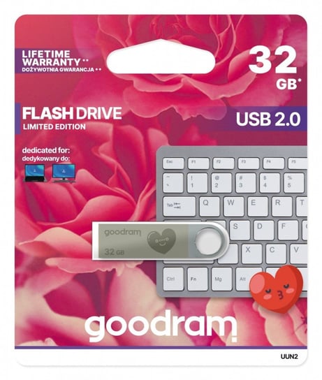Pendrive 32GB USB 2.0 GOODRAM UUN2-0320S0R11-V Valentine  (35133599 ) GoodRam
