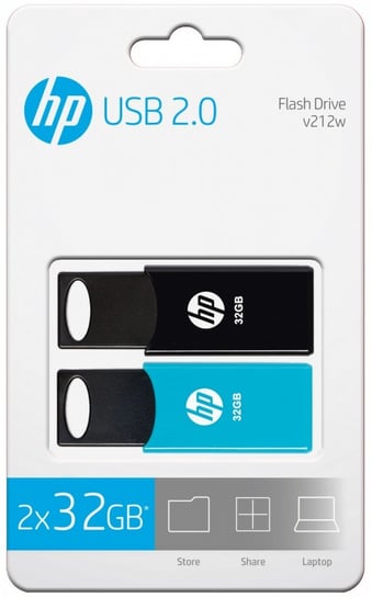 Pendrive 32GB USB 2.0 TWINPACK HPFD212-32-TWIN HP