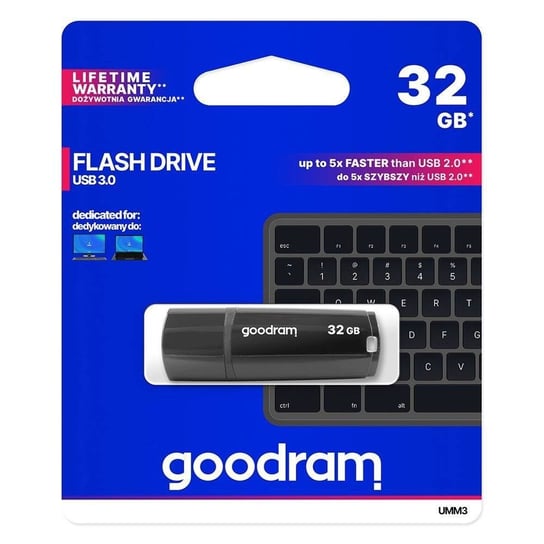 Pendrive 32GB USB 3.0 GOODRAM UMM3 Black UMM3-0320K0R11 GoodRam