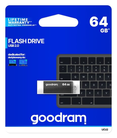 Pendrive 64GB USB 2.0 GOODRAM UCU2-0640K0R11 Black (20961398 ) GoodRam