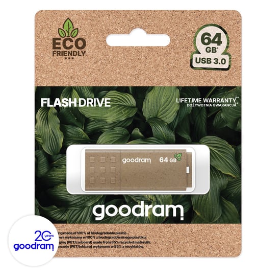 Pendrive 64GB USB 3.0 GOODRAM UME3-0640EFR11 Eco Friendly (38007033 ) GoodRam