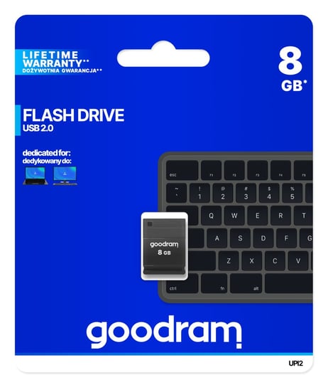 Pendrive 8GB USB 2.0 GOODRAM UPI2-0080K0R11 Black (20105389 ) GoodRam