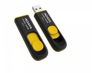 Pendrive ADATA DashDrive UV128, 64GB, USB 3.0, Black-Yellow ADATA
