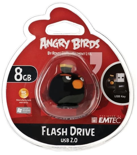 Pendrive EMTEC A106/8GB Angry Birds Czarny Emtec