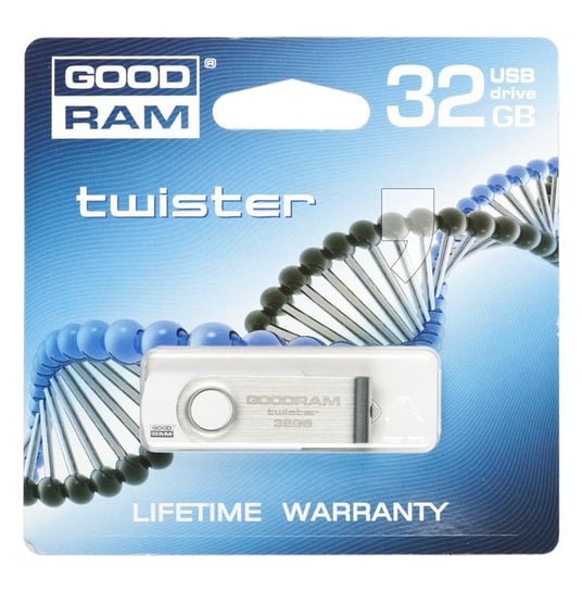 Pendrive GOODDRIVE 32GB USB 2.0 Twister white GoodRam