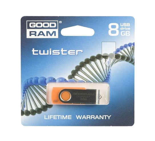 Pendrive GOODDRIVE 8GB USB 2.0 Twister orange GoodRam