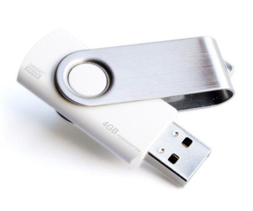 Pendrive GOODDRIVE 8GB USB 2.0 Twister white GoodRam