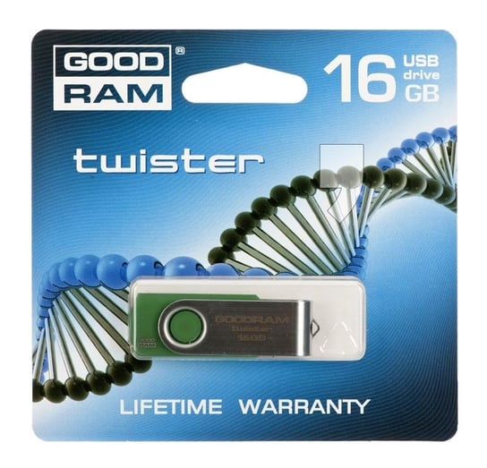 Pendrive GOODRAM 16 GB USB 2.0 Twister Dark Green GoodRam