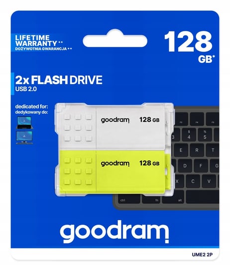 Pendrive GOODRAM 2x128GB UME2 MIX USB 2.0 dwupak GoodRam