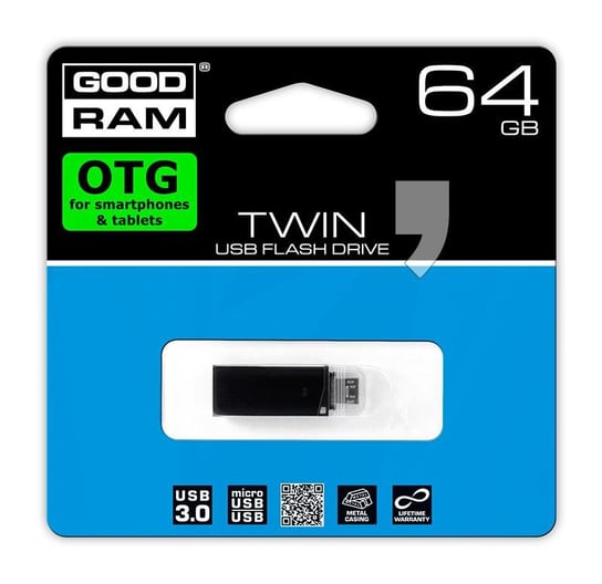 Pendrive GOODRAM Twin, 64 GB, USB 3.0 GoodRam