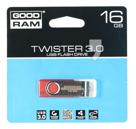 Pendrive GOODRAM Twister, 16 GB, USB 3.0 GoodRam
