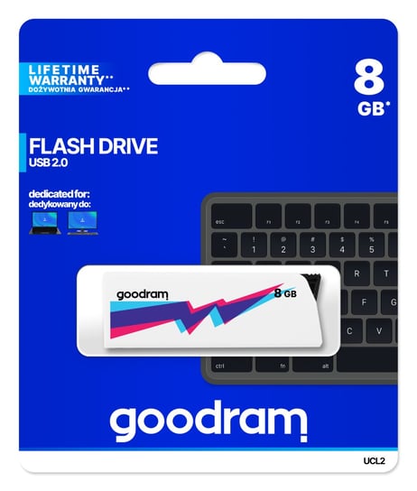 Pendrive GOODRAM UCL2 Cl!ck, 8 GB, USB 2.0 GoodRam