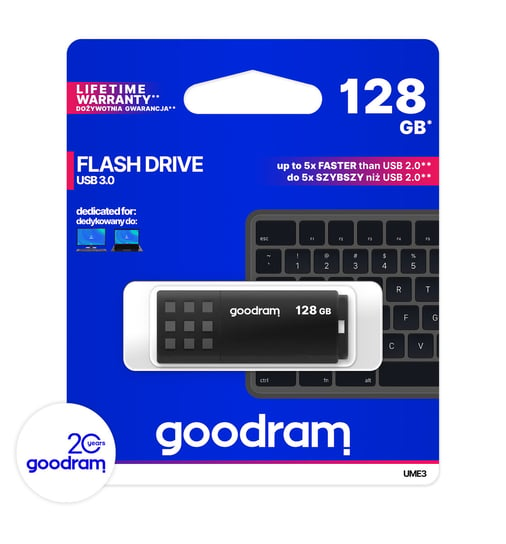 Pendrive GOODRAM UME3-1280K0R11, 128 GB, USB 3.0 GoodRam