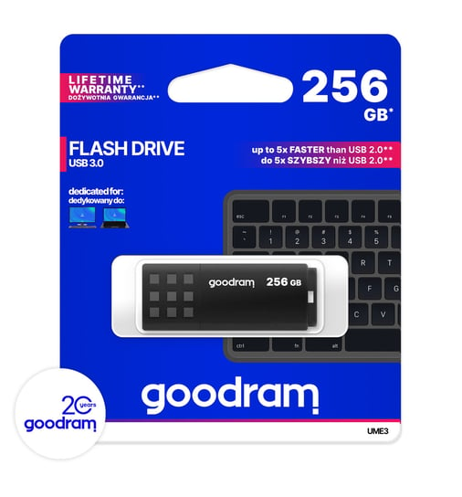 Pendrive GOODRAM UME3-2560K0R11, 256 GB, USB 3.0 GoodRam
