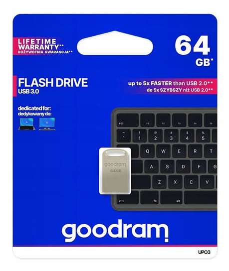 Pendrive GOODRAM UPO3 Point, 64 GB, USB 3.0 GoodRam