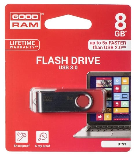 Pendrive GOODRAM UTS3 Twister, 8 GB, USB 3.0 GoodRam