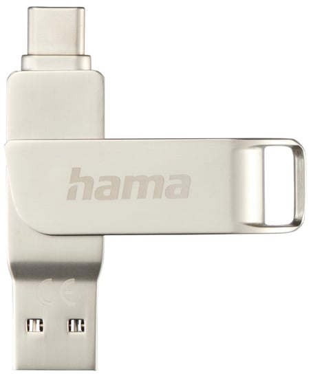 Pendrive HAMA C-Rotate Pro, USB-A 3.0/USB-C, 128 GB, 90 MB/s Hama