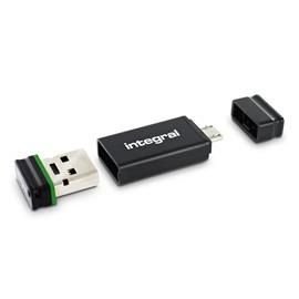 Pendrive INTEGRAL Fusion, 8GB, USB 2.0, Flash Drive + Adapter retail pack Integral