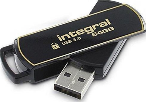 Pendrive INTEGRAL SecureLock 360 Secure INFD64GB360SEC3.0, 64 GB, USB 3.0 Integral