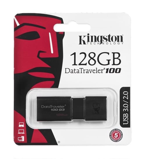 Pendrive KINGSTON DataTraveler 100 G3, 128 GB, USB 3.0 Kingston
