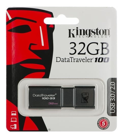 Pendrive KINGSTON DataTraveler DT100G3/32GB, 32 GB, USB 3.0 Kingston