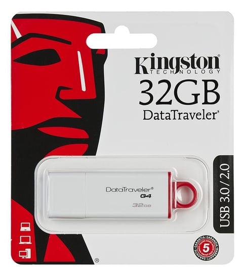 Pendrive KINGSTON DataTraveler G4, 32 GB, czerwony Kingston