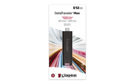 Pendrive, KINGSTON, DataTraveler Max, 512GB USB 3.2 Gen 2 (DTMAX/512GB) Kingston