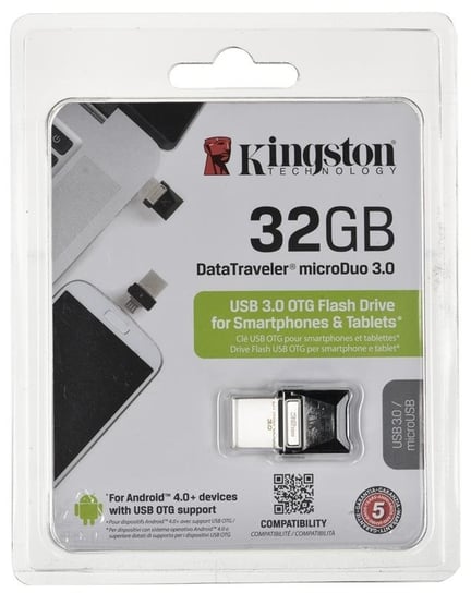 Pendrive KINGSTON DataTraveler microDuo, 32 GB, USB 3.0/microUSB Kingston