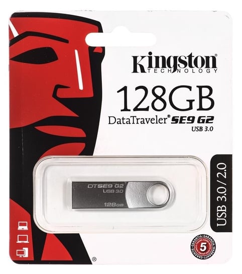 Pendrive KINGSTON DataTraveler SE9 G2, 128 GB, USB 3.0 Kingston